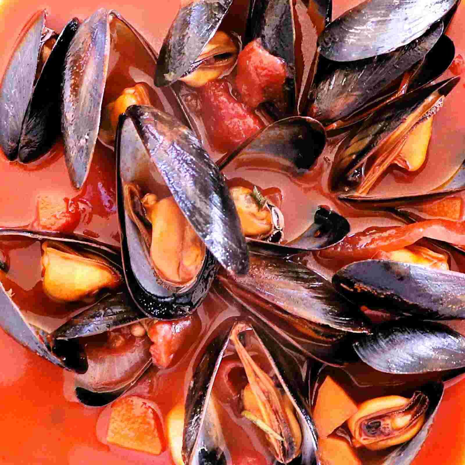 Bild Miesmuscheln in Tomatensauce
