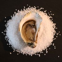 &bdquo;Fine Reserve Austern N&deg;3 &ndash; ge&ouml;ffnet auf Salzbett, feine, nussige Note mit jodigem Aroma,&nbsp;aus der Bretagne, ideal f&uuml;r Genie&szlig;er und Gourmets