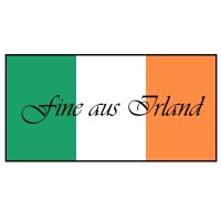 Fine Austern Irland Logo &ndash; offizielles Emblem f&uuml;r frische irische Atlantik-Austern in Premiumqualit&auml;t, nachhaltig und authentisch, 50 St&uuml;ck