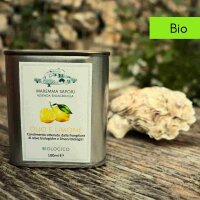 Maremmasapori Bio-Zitronen-Oliven&ouml;l &ndash; aromatisches &Ouml;l aus biologischen Oliven &amp; Zitronen, im lichtgesch&uuml;tzten 100 ml Kanister, ideal f&uuml;r mediterrane K&uuml;che und zu frischen Austern.