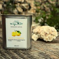 Maremmasapori Zitronen-Oliven&ouml;l &ndash; aromatisches &Ouml;l aus Oliven &amp; Zitronen, im lichtgesch&uuml;tzten 100 ml Kanister, ideal f&uuml;r mediterrane K&uuml;che und zu frischen Austern.